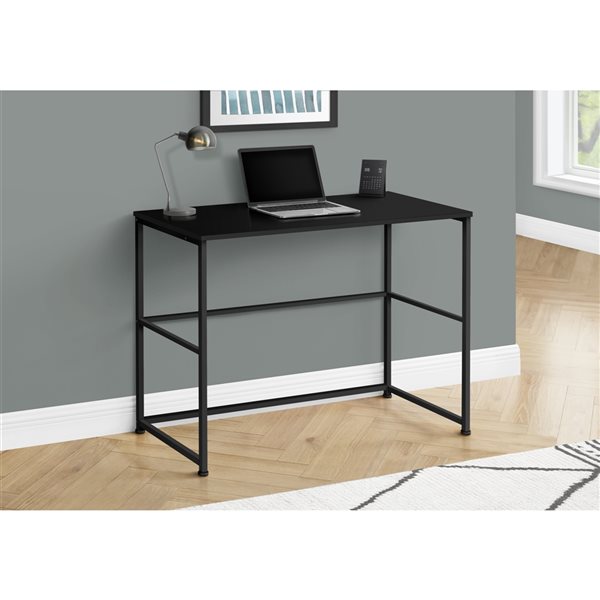 Monarch Specialties Black 40-in Modern/Contemporary Computer Desk