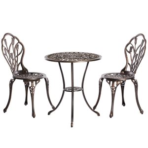 Ensemble de mobilier extérieur en bronze par Gardenised, 3 pièces