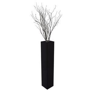 Uniquewise 40-in x 8-in MDF Wood Vase