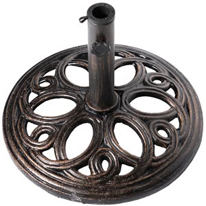 Gardenised Bronze Patio Umbrella Base