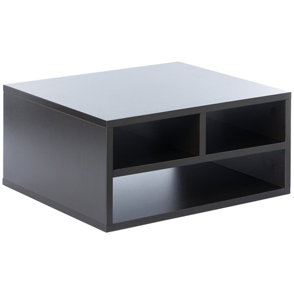 Basicwise 18.5-in x 16-in x 9-in Black Printer Stand