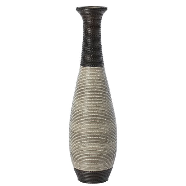 Uniquewise 40-in x 11.5-in Artificial Rattan Vase
