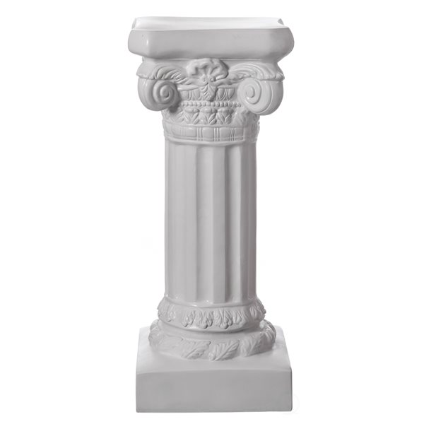 Uniquewise 32-in x 13-in Fibreglass Roman Style Pedestal QI004124