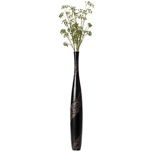 Uniquewise 42-in x 6-in Polyresin Vase