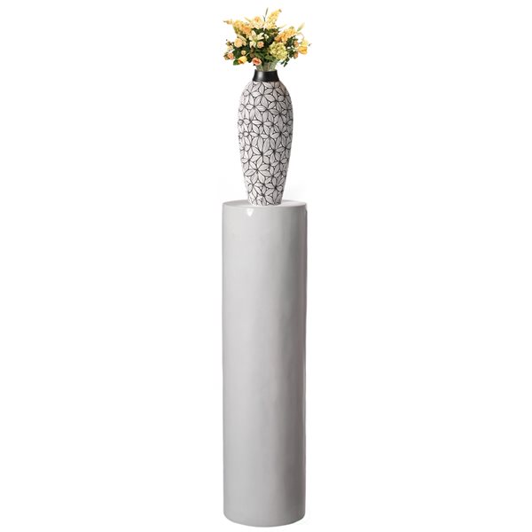 Uniquewise 51.5-in x 13-in Fibreglass Modern Pedestal QI004126-51