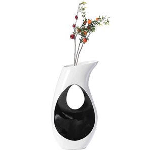 Uniquewise 33.75-in x 9-in Fibreglass Vase