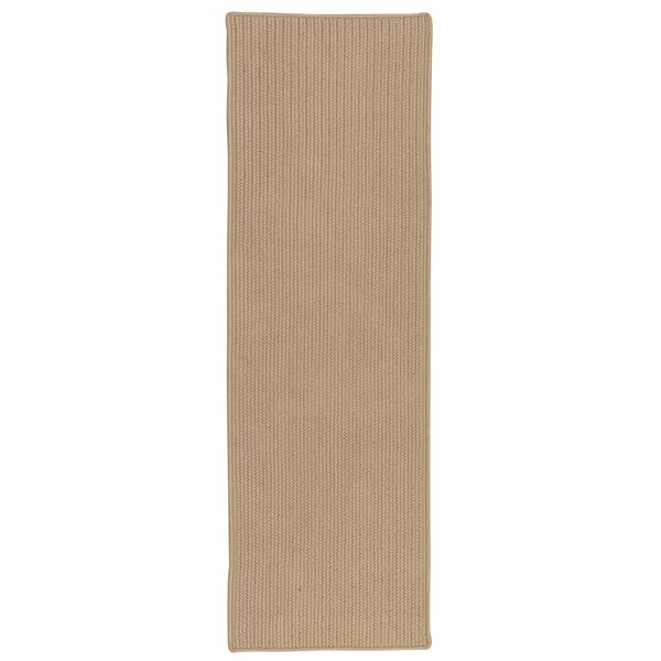 Colonial Mills 2-ft x 5-ft Sand Rectangular Indoor/Outdoor Solid Industrial Runner
