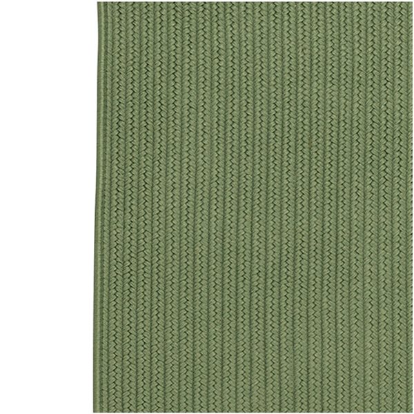 Colonial Mills Moss Green 2-ft x 8-ft Rectangular Indoor/Outdoor Solid Industrial Runner