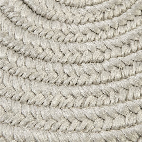 Colonial Mills Barataria 5-ft x 7-ft Shadow Oval Indoor/Outdoor Solid Industrial Area Rug