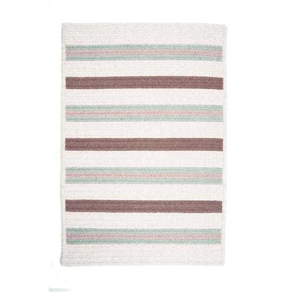 Colonial Mills Allure 2-ft x 4-ft Misted Green Rectangular Indoor Stripe Industrial Area Rug