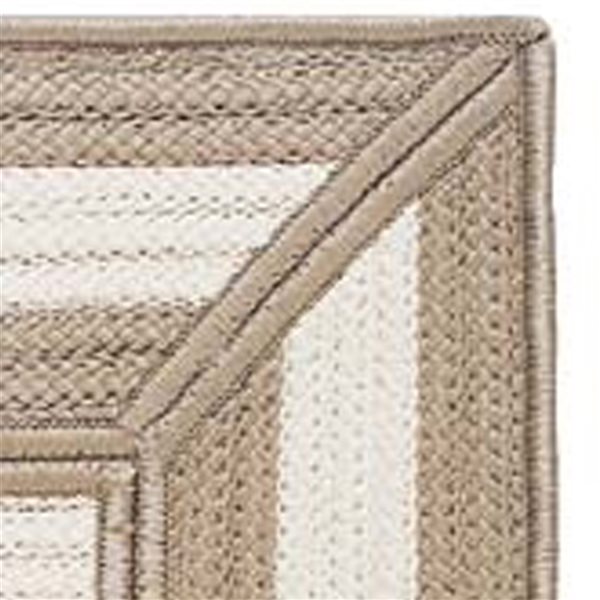 Colonial Mills Afra Tan 4-ft x 6-ft Rectangular Indoor/Outdoor Geometric Industrial Area Rug