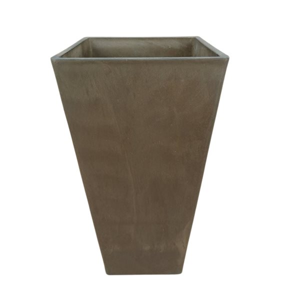 ProYard Decor 13-in x 28-in Sand Composite Planter