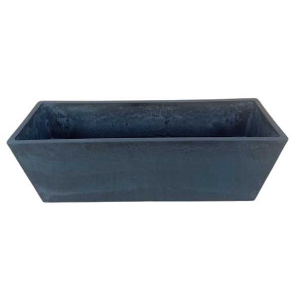 ProYard Decor 10-in x 9-in Blue Composite Planter