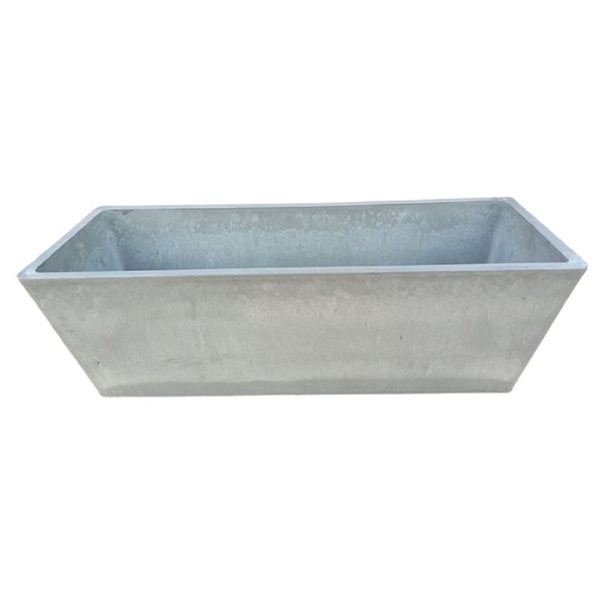 ProYard Decor 10-in x 9-in Pewter Composite Planter