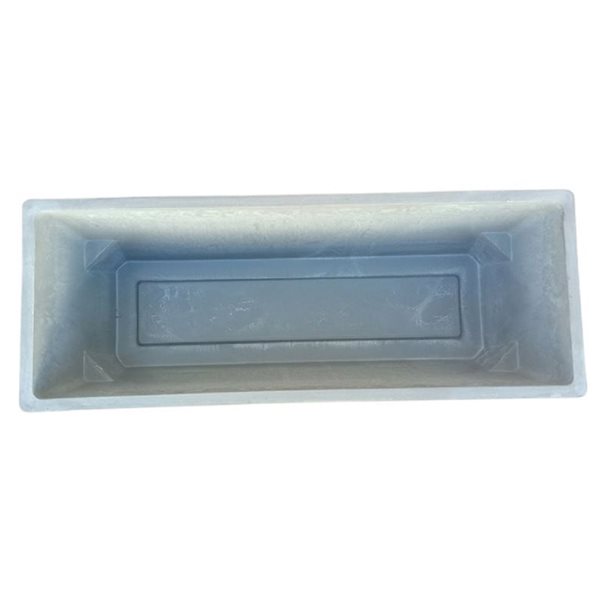 ProYard Decor 10-in x 9-in Pewter Composite Planter