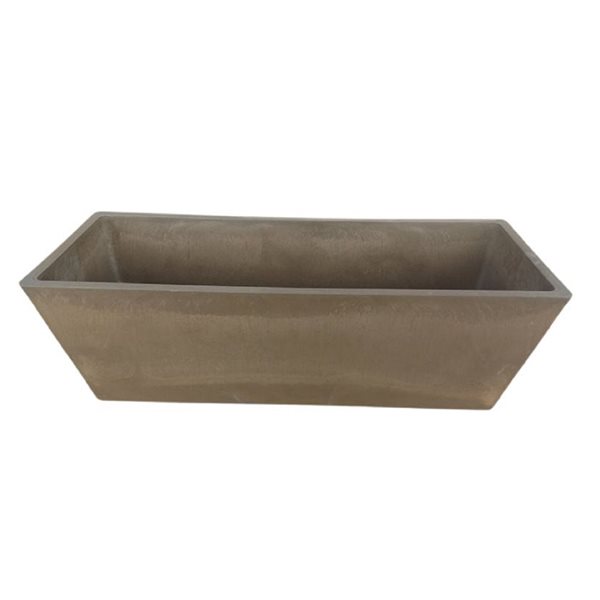ProYard Decor 10-in x 9-in Sand Composite Planter