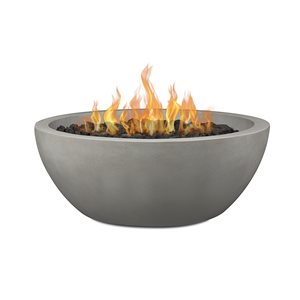 Jensen Eldora 38" Outdoor Propane Fire Bowl in Shale