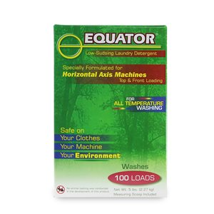 Equator Advanced Appliances 100-Load High-Efficiency Biodegradable Dye-Free Laundry Detergent with Low-Sudsing Formula - 4-Pack
