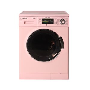 Equator Advanced Appliances N Series 1.6-cu ft Pink Vented Combination Washer and Dryer with Steam Cycle
