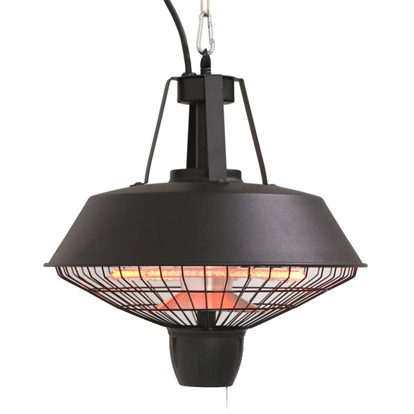 Image of Westinghouse | 5,100 Btu, 120-Volt Black Hanging Infrared Electric Patio Heater | Rona