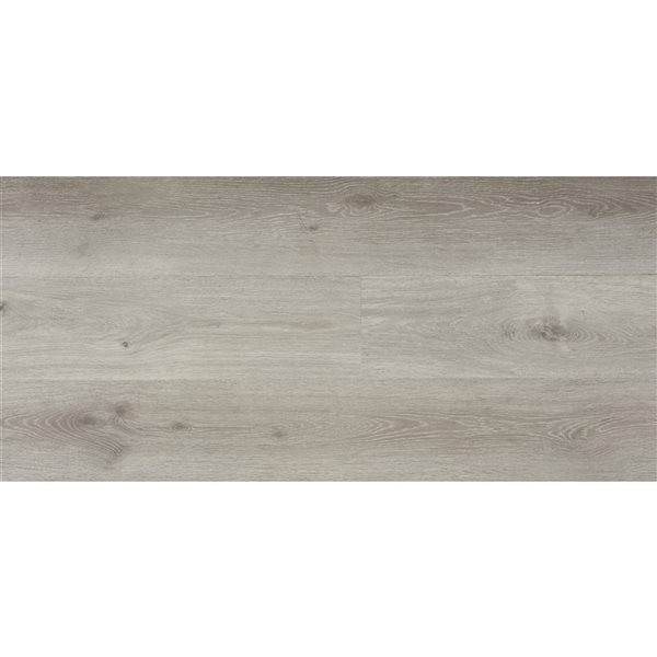 Échantillon de revêtement de plancher en vinyle par Home Inspired Floors, gris côte brumeuse