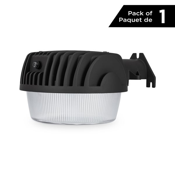 Luminus 6000 lm 50 W Black LED Dusk-to-Dawn Yard Light