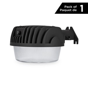 Luminus 6000 lm 50 W Black LED Dusk-to-Dawn Yard Light