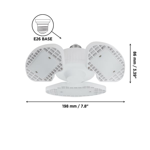 Luminus 200 W Multipurpose LED Low Bay Shop Light