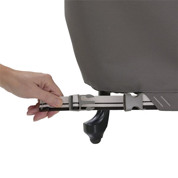 Classic Accessories Ravenna 90-in Dark Taupe Polyester Outdoor Daybed Cover