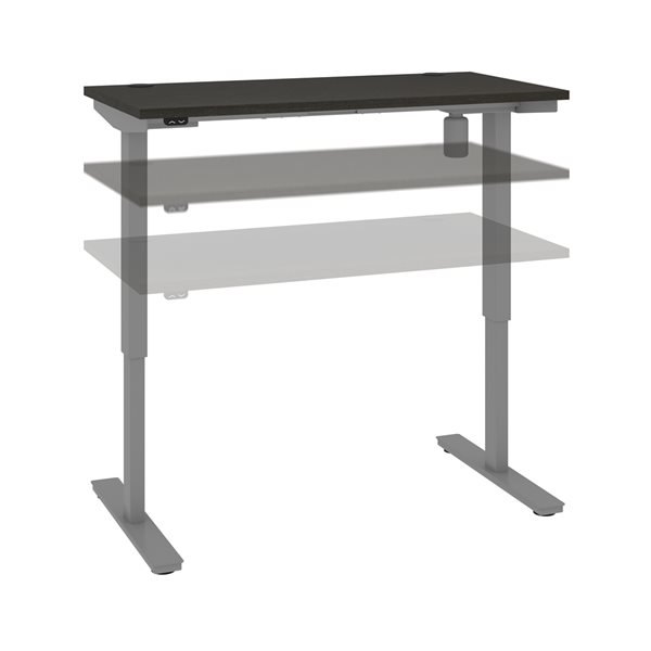 Bestar Upstand 48-in Standing Desk - Deep Grey