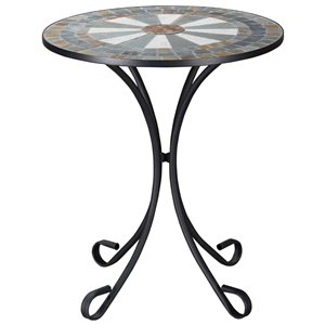 Outsunny 24-in W Round Outdoor Bistro Table