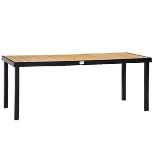 Outsunny 35.5-in W x 74.75-in L Rectangular Outdoor Dining Table
