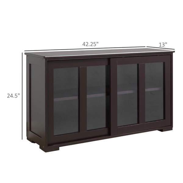 HomCom Coffee Composite Sideboard