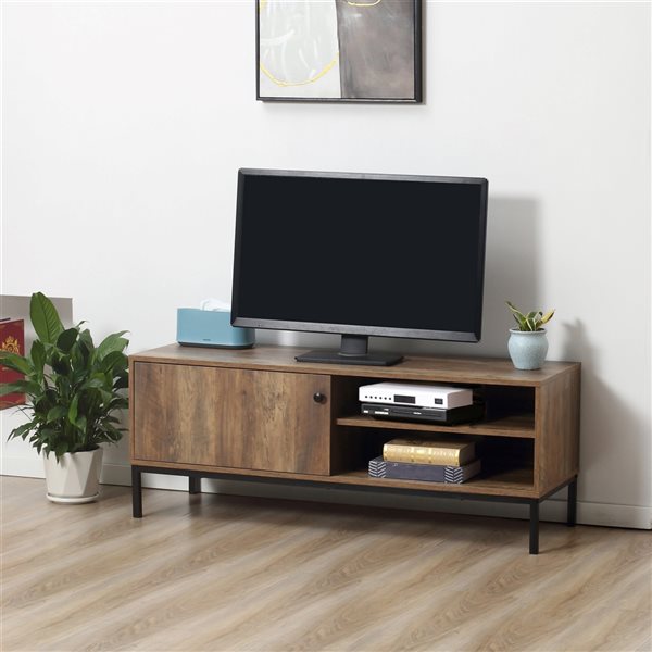 HomCom Brown TV Stand