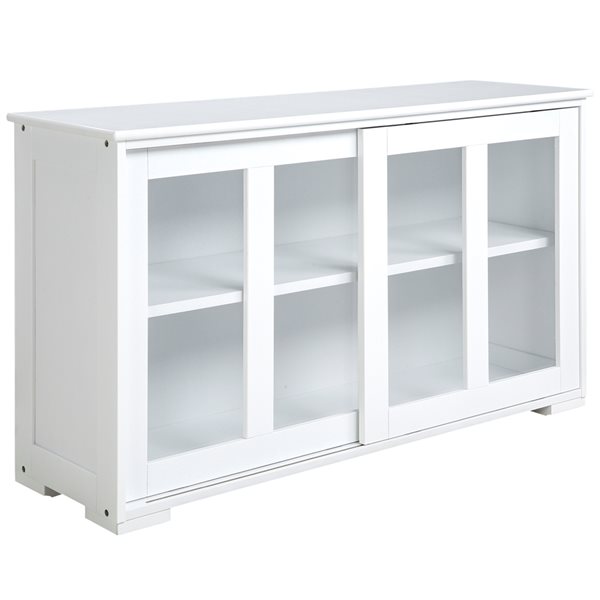 Buffet HomCom en composite blanc