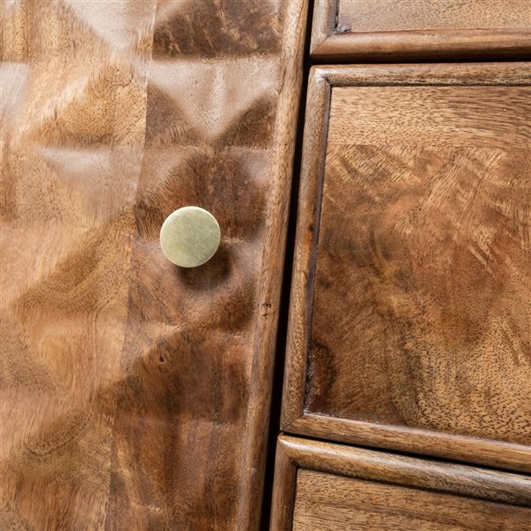 Gild Design House Hadley 55-in Brown Mango Wood Sideboard