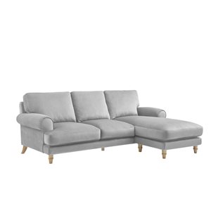 Inspired Home Carli Modern Grey/velvet Velvet Sofa