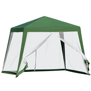 Outsunny 10-ft Square Green Party Canopy