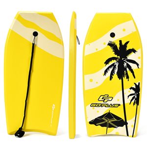 Costway Yellow 36-in Lightweight Body Board