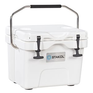 Costway White 16-QT Portable Insulated Chest Cooler