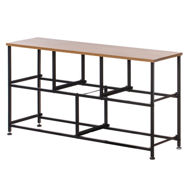 Basicwise Grey 5-drawer Standard (Horizontal) Dresser