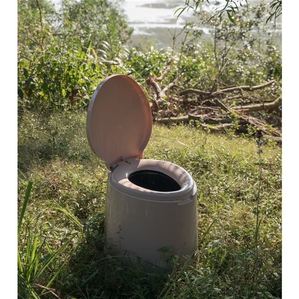 Toilette de voyage portable rose pour la randonnée et le camping par  PLAYBERG QI003450