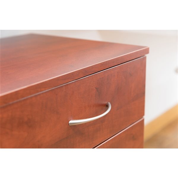 Basicwise Brown 3-drawer File Cabinet