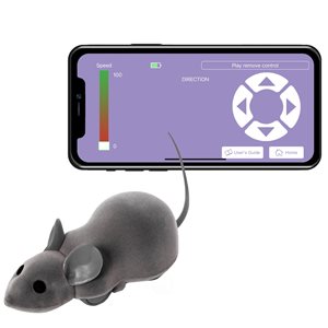 PawsMark Wireless Electronic Grey Mouse