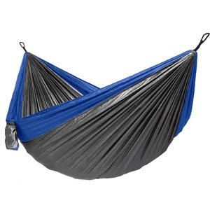 Hurley Uno 108-in x 54-in Black/Grey Fabric Hammock