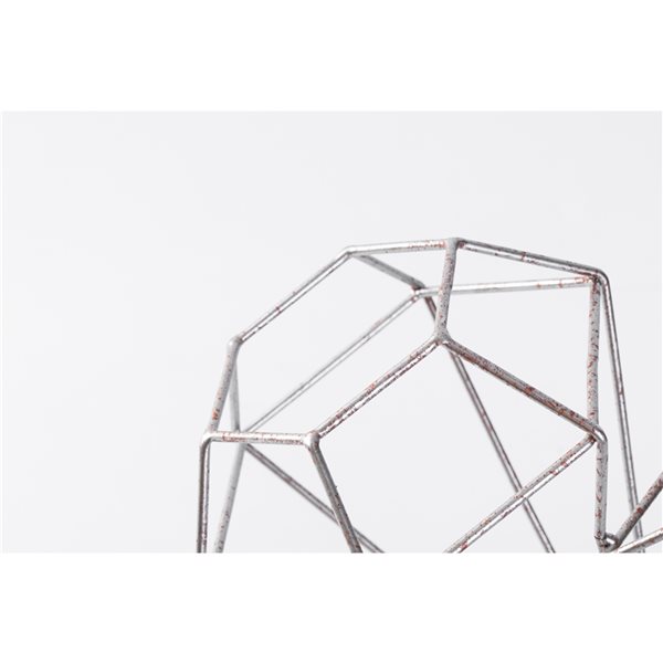 Vintiquewise 4-Bottle Metal Diamond Shaped Decorative Wine Bottle Holder