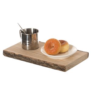 Vintiquewise 12-in x 7-in Brown Rectangular Wooden Serving Tray