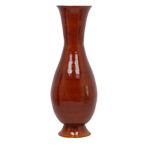 Uniquewise 43.3-in x 15.75-in Red Bamboo Vase