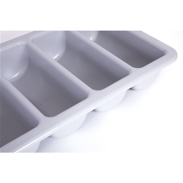 Basicwise 13in x 21in Plastic Cutlery Insert Drawer Organizer