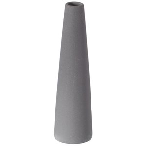Uniquewise 8-in x 2.5-in Grey Ceramic Vase